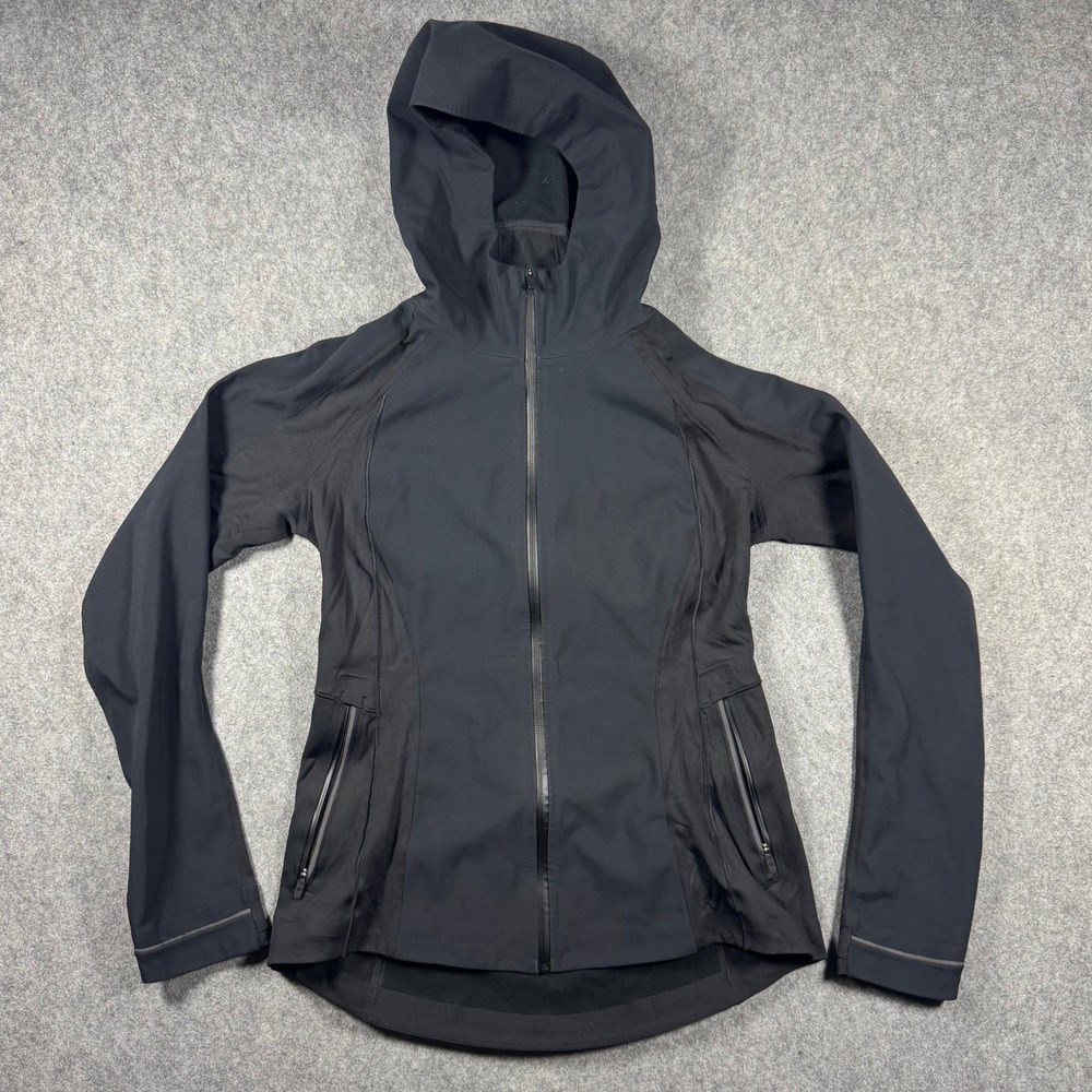 lululemon athletica Black Hooded Full-Zip Jacket